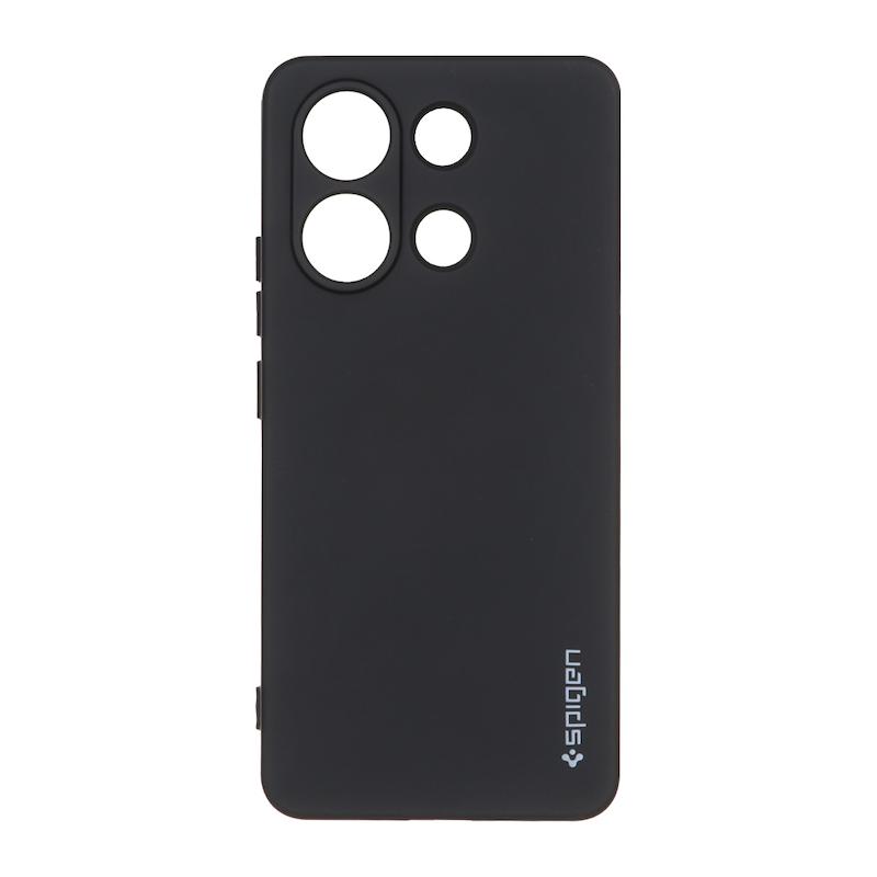 قاب گوشی Redmi Note 13 4G شیائومی سیلیکونی ژله ای PC برند SPIGEN اسپیگن مشکی کد 180675