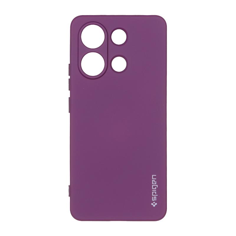 قاب گوشی Redmi Note 13 4G شیائومی سیلیکونی ژله ای PC برند SPIGEN اسپیگن بنفش کد 180677