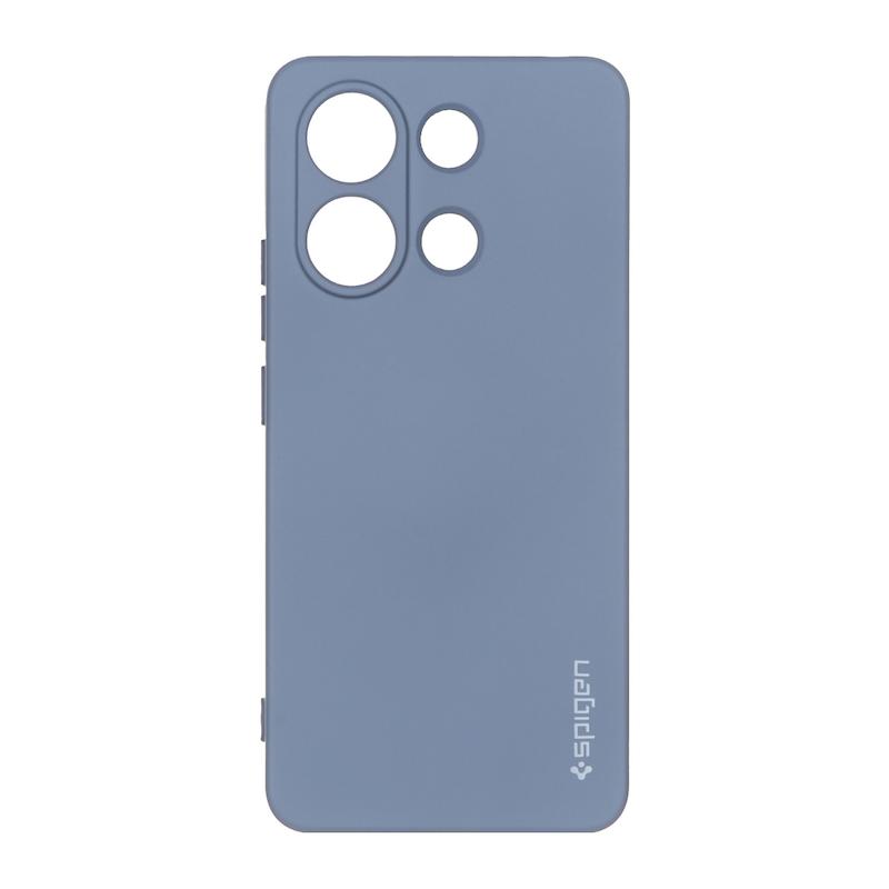 قاب گوشی Redmi Note 13 4G شیائومی سیلیکونی ژله ای PC برند SPIGEN اسپیگن آبی فیلی کد 180678