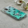 قاب گوشی Galaxy A34 سامسونگ فانتزی ماربل IMD لنز نگین دار دور مات دکمه کرومی طرح پاپیون کیوت کد 166050