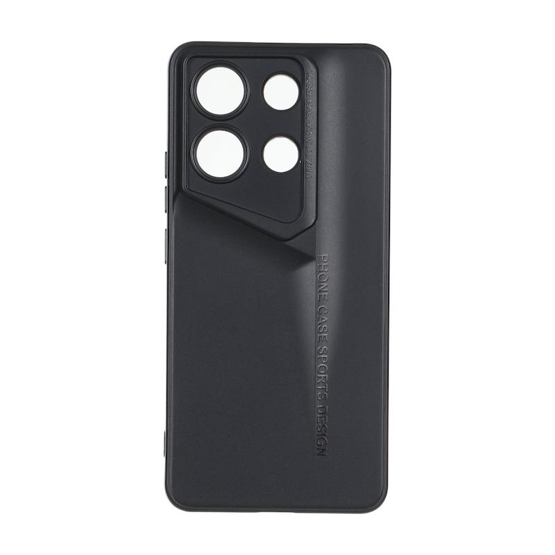 قاب گوشی Redmi Note 13 4G شیائومی سری Porsche Design سیلیکونی ژله ای محافظ لنز دار مشکی کد 180686