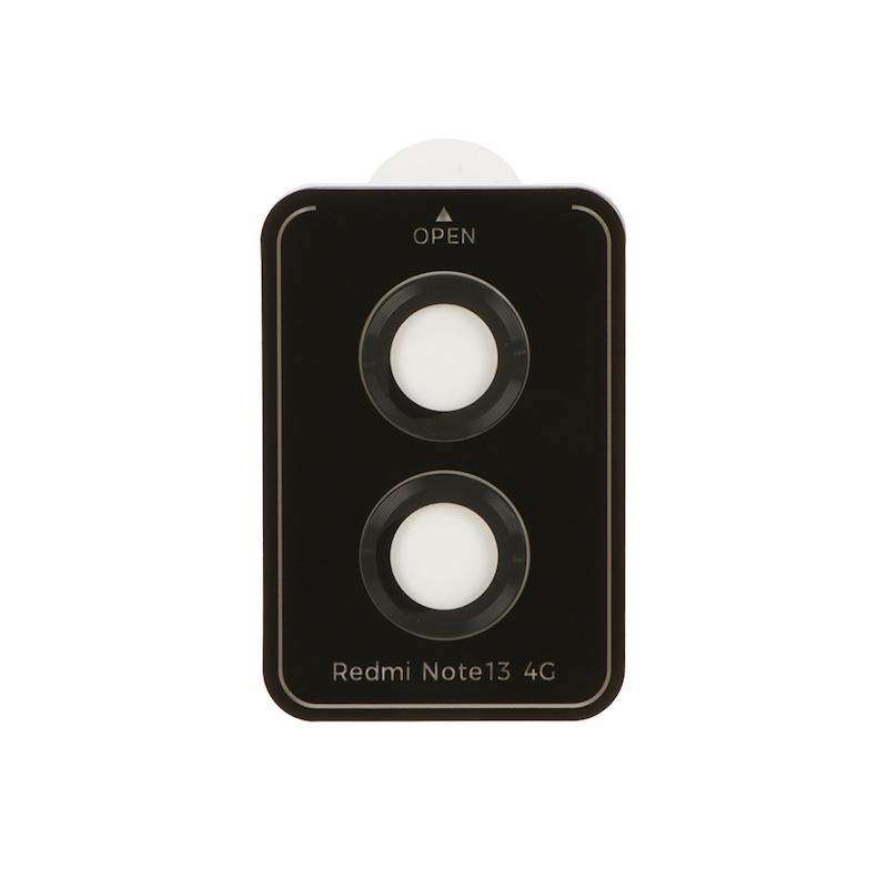 محافظ لنز دوربین گوشی Redmi Note 13 4G شیائومی اورجینال محافظ لنز Camera Lens رینگی فلزی مشکی کد 180689