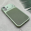 قاب گوشی iPhone 16 آیفون تبدیل سری 17 Tech Woven Case پشت سخت جیر محافظ لنز دار شیشه ای سبز کد 166715