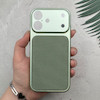قاب گوشی iPhone 16 آیفون تبدیل سری 17 Tech Woven Case پشت سخت جیر محافظ لنز دار شیشه ای سبز کد 166715