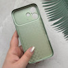 قاب گوشی iPhone 16 آیفون تبدیل سری 17 Tech Woven Case پشت سخت جیر محافظ لنز دار شیشه ای سبز کد 166715