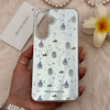 قاب گوشی Galaxy A17 سامسونگ فانتزی سخت Hard لیزری IMD طرح آدم برفی کد 164991