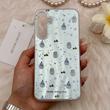 قاب گوشی Galaxy A25 سامسونگ فانتزی سخت Hard لیزری IMD طرح آدم برفی کد 164993