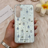 قاب گوشی Galaxy A35 سامسونگ فانتزی سخت Hard لیزری IMD طرح آدم برفی کد 164995