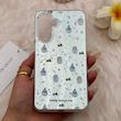 قاب گوشی Galaxy A56 سامسونگ فانتزی سخت Hard لیزری IMD طرح آدم برفی کد 165004