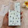 قاب گوشی Galaxy S23 Ultra سامسونگ فانتزی سخت Hard لیزری IMD طرح آدم برفی کد 165011