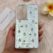 قاب گوشی Galaxy S25 Ultra سامسونگ فانتزی سخت Hard لیزری IMD طرح آدم برفی کد 165012