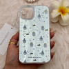 قاب گوشی iPhone 12 Pro Max آیفون فانتزی سخت Hard لیزری IMD طرح آدم برفی کد 165015