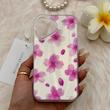 قاب گوشی iPhone 16 آیفون فانتزی سخت Hard لیزری IMD طرح گل کد 165020