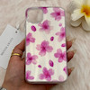 قاب گوشی iPhone 12 - iPhone 12 Pro آیفون فانتزی سخت Hard لیزری IMD طرح گل کد 165023