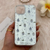 قاب گوشی iPhone 13 - iPhone 14 آیفون فانتزی سخت Hard لیزری IMD طرح آدم برفی کد 165025