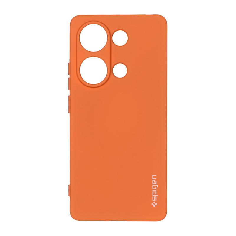 قاب گوشی Redmi Note 13 Pro 4G - Poco M6 Pro 4G شیائومی سیلیکونی ژله ای PC برند SPIGEN اسپیگن نارنجی کد 180694