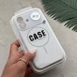 قاب گوشی iPhone 17 آیفون سیلیکونی پاک کنی اورجینال Auto Focus مگ سیف دار Magsafe درجه یک زیربسته محافظ لنز شیشه ای سفید کد 164956