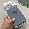 قاب گوشی iPhone 17 Pro Max آیفون سیلیکونی پاک کنی اورجینال Auto Focus مگ سیف دار Magsafe درجه یک زیربسته محافظ لنز شیشه ای سرمه ای کد 164973