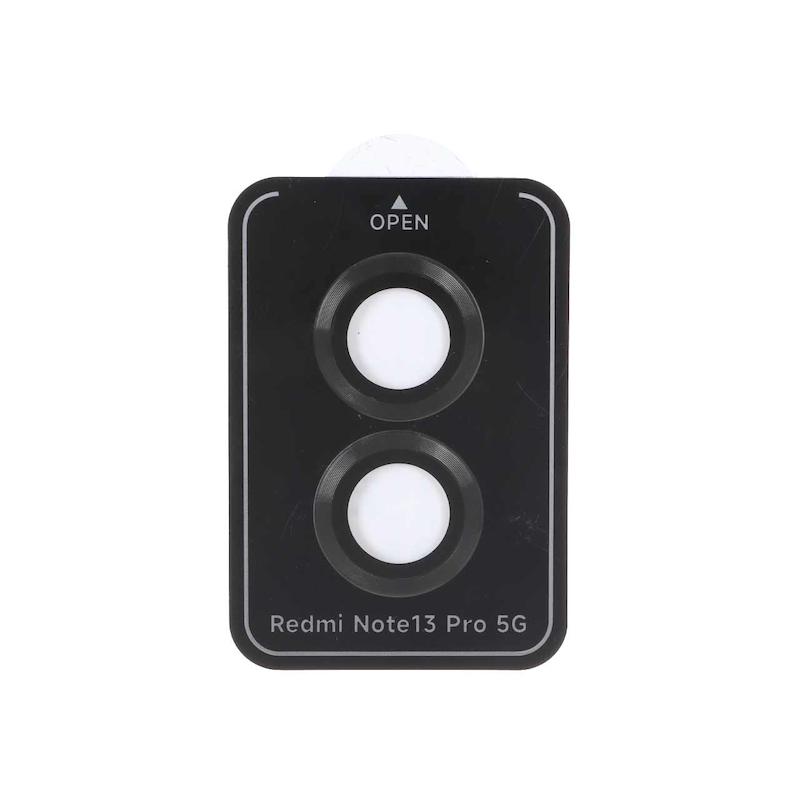 محافظ لنز دوربین گوشی Redmi Note 13 Pro 5G شیائومی اورجینال محافظ لنز Camera Lens رینگی فلزی مشکی کد 180712