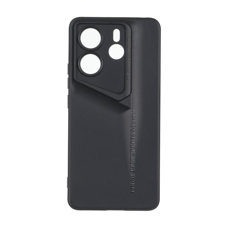 قاب گوشی Redmi Note 14 4G شیائومی سری Porsche Design سیلیکونی ژله ای محافظ لنز دار مشکی کد 180740