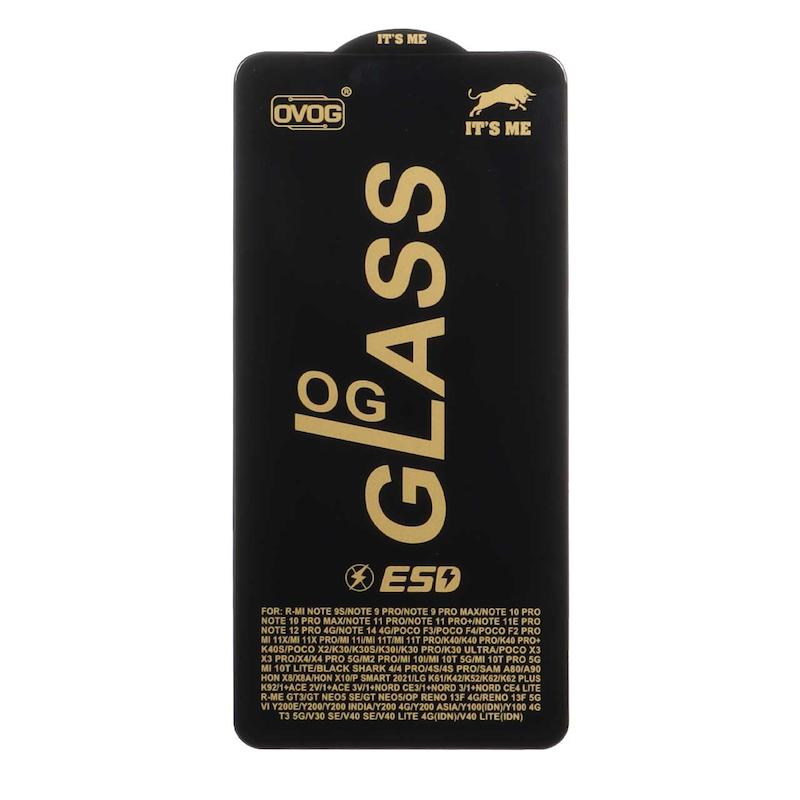 گلس گوشی Redmi Note 9S - Redmi Note 9 Pro - Redmi Note 9 Pro Max - Redmi Note 10 Pro 4G - Redmi Note 10 Pro Max - Redmi Note 11 Pro 4G - Redmi Note 11 Pro 5G - Redmi Note 11 Pro Plus - Redmi Note 11E Pro - Redmi Note 12 Pro 4G - Redmi Note 14 4G - Poco F3 - Poco F4 - Mi 11i - Mi 11T - Mi 11T Pro - Poco X3 - Poco X3 Pro - Poco X4 Pro 5G - Mi 10T 5G - Mi 10T Pro 5G - Mi 10T Lite - Galaxy A80 - A90 - Honor X8A شیشه ای ITS ME OG Glass سری OVOG ESD اورجینال