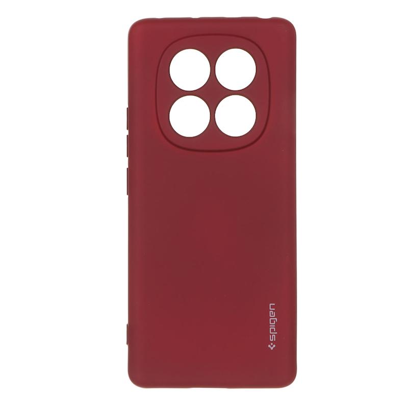 قاب گوشی Redmi Note 14 Pro 4G شیائومی سیلیکونی ژله ای PC برند SPIGEN اسپیگن زرشکی کد 180745