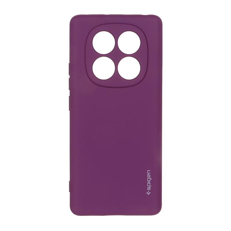 قاب گوشی Redmi Note 14 Pro 4G شیائومی سیلیکونی ژله ای PC برند SPIGEN اسپیگن بنفش کد 180746