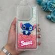 قاب گوشی Redmi Note 14 4G شیائومی اکلیلی بالشتی عروسکی برجسته طرح استیج STITCH کد 166511