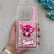 قاب گوشی Redmi Note 14 4G شیائومی اکلیلی بالشتی عروسکی برجسته طرح استیج STITCH کد 166514