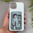 قاب گوشی iPhone 13 - iPhone 14 آیفون طلقی اورجینال هارد PC فانتزی طرح دخترونه کد 166739