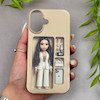 قاب گوشی iPhone 16 آیفون طلقی اورجینال هارد PC فانتزی طرح دخترونه کد 166743