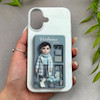 قاب گوشی iPhone 16 آیفون طلقی اورجینال هارد PC فانتزی طرح دخترونه کد 166744