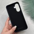 قاب گوشی Galaxy A17 سامسونگ چرمی سخت یونیک نیلکین Nillkin داخل پارچه ای مشکی کد E2-166539