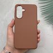قاب گوشی Galaxy A36 - A56 سامسونگ چرمی سخت یونیک نیلکین Nillkin داخل پارچه ای قهوه ای کد E2-166544