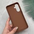 قاب گوشی Galaxy A36 - A56 سامسونگ چرمی سخت یونیک نیلکین Nillkin داخل پارچه ای قهوه ای کد E2-166544