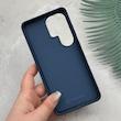 قاب گوشی Galaxy S26 Ultra سامسونگ چرمی سخت یونیک نیلکین Nillkin داخل پارچه ای سرمه ای کد E2-166556