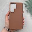 قاب گوشی Galaxy S26 Ultra سامسونگ چرمی سخت یونیک نیلکین Nillkin داخل پارچه ای قهوه ای کد E2-166557