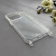 قاب گوشی iPhone 15 Pro آیفون پشت طلقی HARD سخت شیشه ای شفاف محافظ لنزدار کپسولی بی رنگ کد 163748