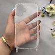 قاب گوشی iPhone 16 آیفون پشت طلقی HARD سخت شیشه ای شفاف محافظ لنزدار کپسولی بی رنگ کد E2-163752