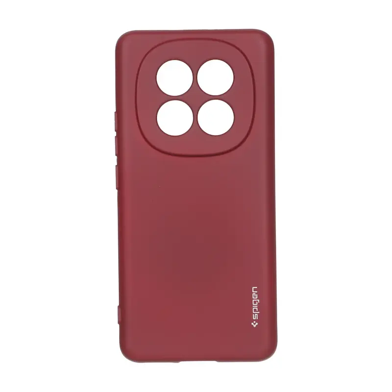 قاب گوشی Redmi Note 15 4G شیائومی سیلیکونی ژله ای PC برند SPIGEN اسپیگن زرشکی کد E12-180778