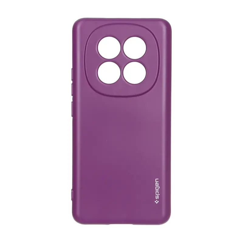 قاب گوشی Redmi Note 15 4G شیائومی سیلیکونی ژله ای PC برند SPIGEN اسپیگن بنفش کد E12-180779