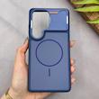 قاب گوشی Galaxy S26 Ultra سامسونگ لوکس اورجینال Hard Case مات مگ سیف دار یونیک کیس دولرو Dulero Shock Proof سرمه ای کد 167035