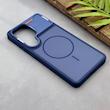 قاب گوشی Galaxy S26 Ultra سامسونگ لوکس اورجینال Hard Case مات مگ سیف دار یونیک کیس دولرو Dulero Shock Proof سرمه ای کد 167035