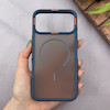 قاب گوشی iPhone 17 Pro Max آیفون اورجینال مات ضدضربه مگ سیف دار اورجینال یونیک کیس سرمه ای کد 167120