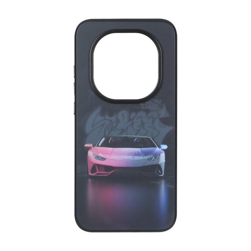 قاب گوشی Redmi Note 15 Pro 5G شیائومی لنز مشکی پشت مات فانتزی چاپ درجه یک سخت طرح لامبورگینی کد 180797