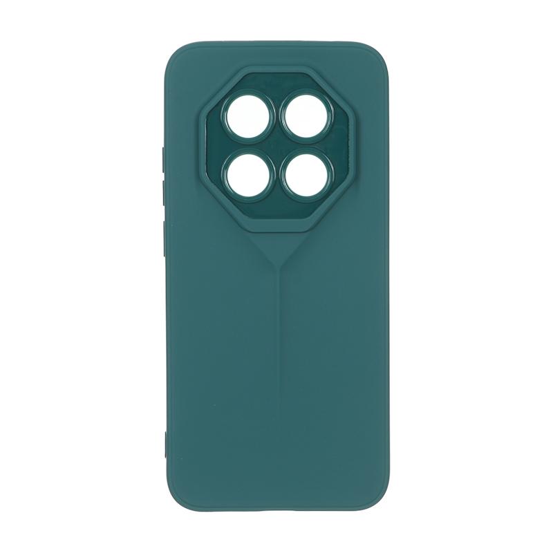قاب گوشی Redmi Note 15 Pro 5G شیائومی سری Porsche Design سیلیکونی ژله ای محافظ لنز دار سبز تیره کد E69-180815