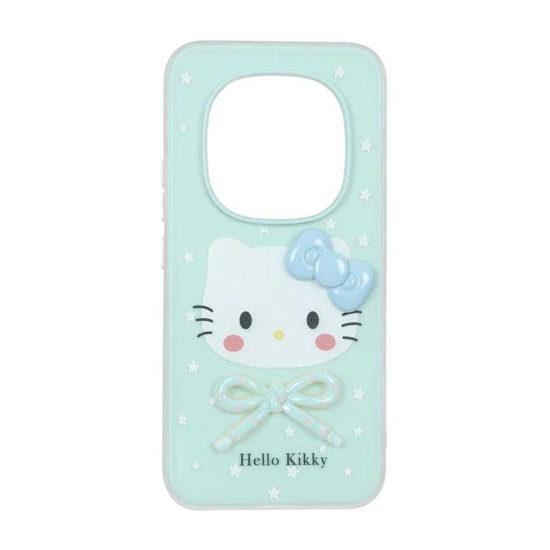قاب گوشی Redmi Note 15 Pro Plus شیائومی پاستیلی مات دوتیکه فانتزی SO CUTE طرح کیتی کیوت سبز کد 180839