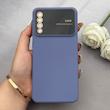 قاب گوشی Galaxy A30S - A50S - A50 سامسونگ سیلیکونی Camera Lens زیر بسته طرح 17 SERIES محافظ لنز دار آبی کد 163368