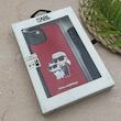 قاب گوشی iPhone 12 Pro Max آیفون اورجینال برجسته کارل KARL قرمز با بند لندیارد کد 163116