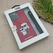 قاب گوشی iPhone 13 Pro Max آیفون اورجینال برجسته کارل KARL قرمز با بند لندیارد کد 163122